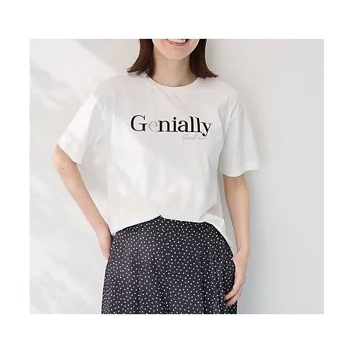 【エニー/ANY】の半袖ロゴTシャツ 人気、トレンドファッション・服の通販 founy(ファニー) 　ファッション　Fashion　レディースファッション　Fashion for Women　トップス・カットソー　Cut & Sew Tops　シャツ・ブラウス・オフィスカジュアル　Elegant Blouses & Button-Ups　ロングTシャツ・Tシャツ　Longline T-Shirts & Tees　インナー　Innerwear　ジャケット　Jacket, Outerwear　フレア　Flare, Flared　プリント　Print, Printed Pattern　プリーツ　Pleats, Pleated　ベーシック　Basic, Essential　半袖　Short Sleeve, Half Sleeve　ロング　Long, Long-Length　夏　Summer　 other-1|ID: prp329100004960207 ipo3291000000037215593