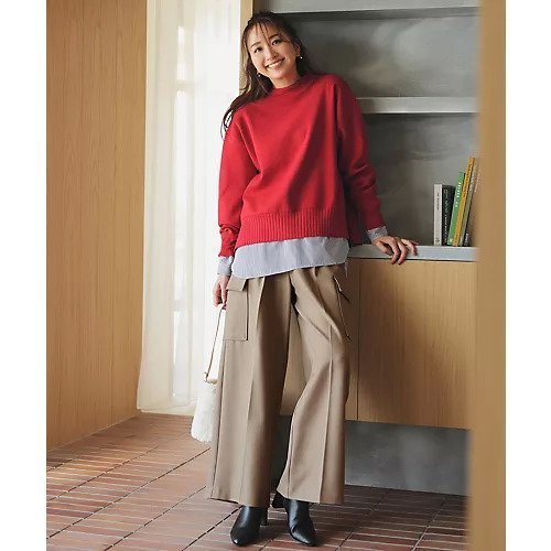 【エニー/ANY】のシャツコンビレイヤードインナー 人気、トレンドファッション・服の通販 founy(ファニー) 　ファッション　Fashion　レディースファッション　Fashion for Women　トップス・カットソー　Cut & Sew Tops　シャツ・ブラウス・オフィスカジュアル　Elegant Blouses & Button-Ups　なめらか　Smooth, Silky Texture　カットソー　Cut and Sewn Top　カフス　Cuff Design　コンビ　Combo, Combination Style　バランス　Balance, Style Balance　洗える　Machine Washable　other-3|ID: prp329100004960210 ipo3291000000037215829