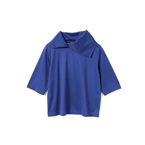 【ミズイロ インド/mizuiro ind】のアシンメトリーカラープルオーバー インテリア・キッズ・メンズ・レディースファッション・服の通販 founy(ファニー) 　ファッション　Fashion　レディースファッション　Fashion for Women　トップス・カットソー　Cut & Sew Tops　カジュアルプルオーバー・ニットトップス　Pullovers & Knit Tops / Casual Pullovers　インナー　Innerwear　カットソー　Cut and Sewn Top　シンプル　Simple, Minimal　ボトム　Bottoms, Lower Wear　エレガント 上品　Elegant　ブルー|ID: prp329100004960213 ipo3291000000037215857