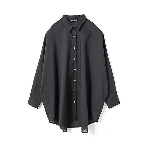 【ミズイロ インド/mizuiro ind】のT/Cシアーワイドシャツ インテリア・キッズ・メンズ・レディースファッション・服の通販 founy(ファニー) 　ファッション　Fashion　レディースファッション　Fashion for Women　トップス・カットソー　Cut & Sew Tops　シャツ・ブラウス・オフィスカジュアル　Elegant Blouses & Button-Ups　シンプル　Simple, Minimal　ベーシック　Basic, Essential　ネイビー|ID: prp329100004960252 ipo3291000000037216750