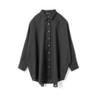 【ミズイロ インド/mizuiro ind】のT/Cシアーワイドシャツ ブラック|ID: prp329100004960252 ipo3291000000037252658