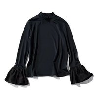 【エムセブンデイズ/M7days】の【コラボ】袖フレアトップス 大人の最旬トレンドファッション＆コーディネート founy(ファウニー) ファッション Fashion レディースファッション Fashion for Women トップス・カットソー Cut & Sew Tops コラボ Collaboration, Collab シアー Sheer, See-Through スタンド Stand Collar, Upright Stand スリーブ Sleeve, Long Sleeve / Short Sleeve フレア Flare, Flared 吸水 Absorbent, Quick-Dry 洗える Machine Washable |ID:prp329100004960268