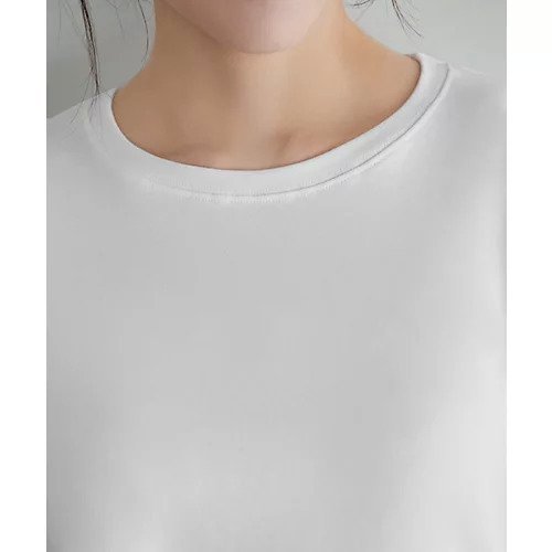 【スタイルデリ/STYLE DELI】のなんかカワイイ長袖シンプルTシャツ 人気、トレンドファッション・服の通販 founy(ファニー) 　ファッション　Fashion　レディースファッション　Fashion for Women　トップス・カットソー　Cut & Sew Tops　シャツ・ブラウス・オフィスカジュアル　Elegant Blouses & Button-Ups　ロングTシャツ・Tシャツ　Longline T-Shirts & Tees　イエロー　Yellow　インナー　Innerwear　シンプル　Simple, Minimal　ジャケット　Jacket, Outerwear　ストレート　Straight, Straight Cut　スリット　Slit, Slit Detail　とろみ　Fluid, Flowy Fabric　なめらか　Smooth, Silky Texture　長袖　Long Sleeve, Full Sleeve　バランス　Balance, Style Balance　フィット　Fit, Slim Fit　夏　Summer　エレガント 上品　Elegant　other-3|ID: prp329100004960290 ipo3291000000037217372