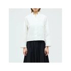 【ミズイロ インド/mizuiro ind】のスタンドカラーショートシャツ 人気、トレンドファッション・服の通販 founy(ファニー) ファッション Fashion レディースファッション Fashion for Women トップス・カットソー Cut & Sew Tops シャツ・ブラウス・オフィスカジュアル Elegant Blouses & Button-Ups オケージョン Occasion Wear クラシック Classic, Timeless Style コンパクト Compact, Small Size シンプル Simple, Minimal スタンド Stand Collar, Upright Stand ストレッチ Stretch, Stretchy Fabric エレガント 上品 Elegant 切替 Switching, Contrast Panel thumbnail オフホワイト|ID: prp329100004960292 ipo3291000000037217396