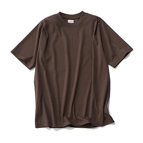 【グッド ピープル グッド ステッチング グッド プロダクト/GOOD PEOPLE GOOD STITCHING GOOD PRODUCT】のCrew Neck Pleat Shoulder T インテリア・キッズ・メンズ・レディースファッション・服の通販 founy(ファニー) 　ファッション　Fashion　レディースファッション　Fashion for Women　インナー　Innerwear　洗える　Machine Washable　シンプル　Simple, Minimal　定番　Standard, Basic Item　フォルム　Silhouette, Form　プリーツ　Pleats, Pleated　【HPS別注】Brown|ID: prp329100004960293 ipo3291000000037217402