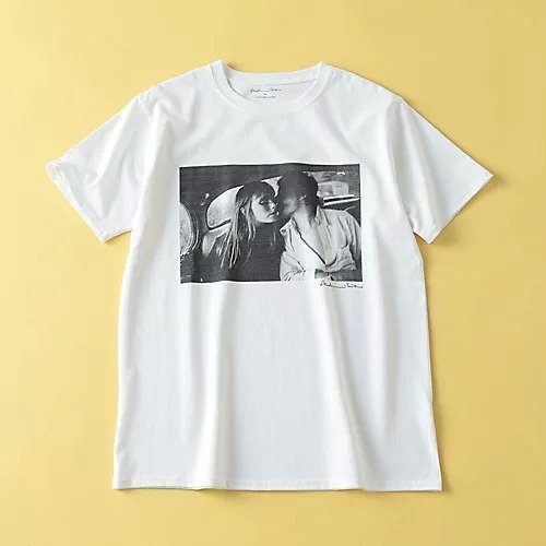 【クチュールドアダム/COUTURE D'ADAM】のT-Shirt / Jane & Serge in the Taxi (Monochrome) 人気、トレンドファッション・服の通販 founy(ファニー) 　ファッション　Fashion　レディースファッション　Fashion for Women　トップス・カットソー　Cut & Sew Tops　シャツ・ブラウス・オフィスカジュアル　Elegant Blouses & Button-Ups　ロングTシャツ・Tシャツ　Longline T-Shirts & Tees　インナー　Innerwear　ジャケット　Jacket, Outerwear　デニム　Denim, Jeans Material　プリント　Print, Printed Pattern　洗える　Machine Washable　other-3|ID: prp329100004960301 ipo3291000000037217505