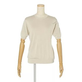 【スローン/SLOANE】のシルク半袖ニット 人気、トレンドファッション・服の通販 founy(ファニー) ファッション Fashion レディースファッション Fashion for Women トップス・カットソー Cut & Sew Tops ニット Knit Tops & Sweaters なめらか Smooth, Silky Texture シルク Silk, 100% Silk バランス Balance, Style Balance フィット Fit, Slim Fit フォルム Silhouette, Form ベーシック Basic, Essential 人気 Popular, Best Seller 別注 Limited Edition, Custom Order 半袖 Short Sleeve, Half Sleeve 定番 Standard, Basic Item |ID:prp329100004960385