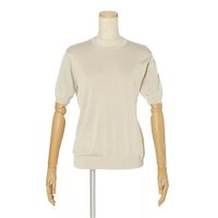 【スローン/SLOANE】のシルク半袖ニット 大人の最旬トレンドファッション＆コーディネート founy(ファウニー) ファッション Fashion レディースファッション Fashion for Women トップス・カットソー Cut & Sew Tops ニット Knit Tops & Sweaters なめらか Smooth, Silky Texture シルク Silk, 100% Silk バランス Balance, Style Balance フィット Fit, Slim Fit フォルム Silhouette, Form ベーシック Basic, Essential 人気 Popular, Best Seller 別注 Limited Edition, Custom Order 半袖 Short Sleeve, Half Sleeve 定番 Standard, Basic Item |ID:prp329100004960385