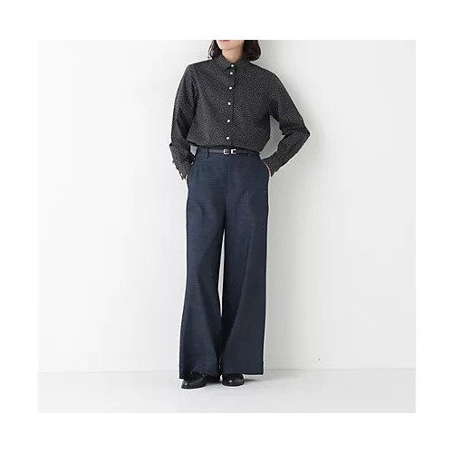 【ヒューマンウーマン/HUMAN WOMAN】の《ウォッシャブル》ドット柄ベーシックシャツ 人気、トレンドファッション・服の通販 founy(ファニー) 　ファッション　Fashion　レディースファッション　Fashion for Women　トップス・カットソー　Cut & Sew Tops　シャツ・ブラウス・オフィスカジュアル　Elegant Blouses & Button-Ups　おすすめ　Recommended / Our Picks　インナー　Innerwear　ウォッシャブル　Machine Washable　スタンダード　Standard, Basic　ドット　Polka Dot, Dot Pattern　プリント　Print, Printed Pattern　ベーシック　Basic, Essential　ランダム　Random, Irregular　定番　Standard, Basic Item　春　Spring　other-3|ID: prp329100004960386 ipo3291000000037218027