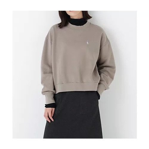 【ヒューマンウーマン/HUMAN WOMAN】のモチーフワッペン裏起毛スウェット インテリア・キッズ・メンズ・レディースファッション・服の通販 founy(ファニー) 　ファッション　Fashion　レディースファッション　Fashion for Women　トップス・カットソー　Cut & Sew Tops　レディースパーカー・カジュアルフーディー　Casual Hoodies & Sweatshirts　スウェット・クルーネックトップス　Sweatshirts & Crewnecks / Relaxed Fit Sweat Tops　おすすめ　Recommended / Our Picks　スウェット / スエット　Sweatshirt, Sweatwear　スタンダード　Standard, Basic　タートルネック　Turtleneck, High Neck　バランス　Balance, Style Balance　フレンチ　French, French Style　モチーフ　Motif, Design Theme　リラックス　Relax, Relaxed Fit　冬　Winter / This Winter　モカ|ID: prp329100004960388 ipo3291000000037218036