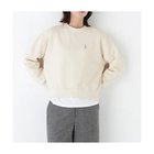 【ヒューマンウーマン/HUMAN WOMAN】のモチーフワッペン裏起毛スウェット エクリュ|ID: prp329100004960388 ipo3291000000037253301