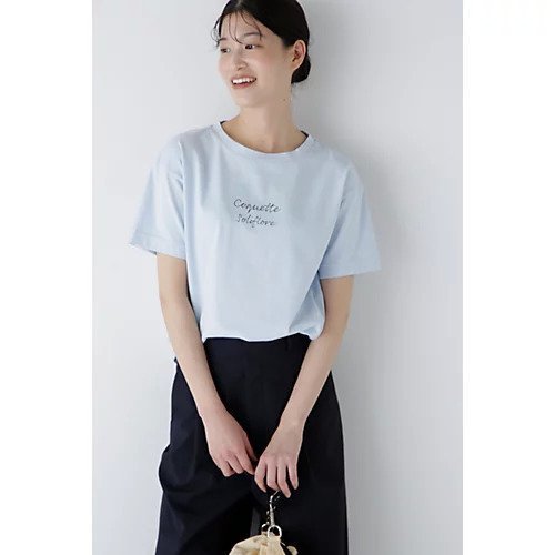 【ヒューマンウーマン/HUMAN WOMAN】のロゴTシャツ 大人の最旬トレンドファッション＆コーディネート founy(ファウニー) 　ファッション　Fashion　レディースファッション　Fashion for Women　トップス・カットソー　Cut & Sew Tops　シャツ・ブラウス・オフィスカジュアル　Elegant Blouses & Button-Ups　ロングTシャツ・Tシャツ　Longline T-Shirts & Tees　おすすめ　Recommended / Our Picks　インナー　Innerwear　カーディガン　Cardigan, Knitwear　ジャケット　Jacket, Outerwear　スタンダード　Standard, Basic　ラウンド　Round, Round Neck　ロング　Long, Long-Length　半袖　Short Sleeve, Half Sleeve　 other-1|ID: prp329100004960389 ipo3291000000037251485