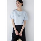 【ヒューマンウーマン/HUMAN WOMAN】のロゴTシャツ 大人の最旬トレンドファッション＆コーディネート founy(ファウニー) ファッション Fashion レディースファッション Fashion for Women トップス・カットソー Cut & Sew Tops シャツ・ブラウス・オフィスカジュアル Elegant Blouses & Button-Ups ロングTシャツ・Tシャツ Longline T-Shirts & Tees おすすめ Recommended / Our Picks インナー Innerwear カーディガン Cardigan, Knitwear ジャケット Jacket, Outerwear スタンダード Standard, Basic ラウンド Round, Round Neck ロング Long, Long-Length 半袖 Short Sleeve, Half Sleeve thumbnail ブルー|ID: prp329100004960389 ipo3291000000037251486