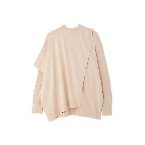 【アドーア/ADORE】のクリアレイヤードニットプルオーバー インテリア・キッズ・メンズ・レディースファッション・服の通販 founy(ファニー) 　ファッション　Fashion　レディースファッション　Fashion for Women　トップス・カットソー　Cut & Sew Tops　ニット　Knit Tops & Sweaters　カジュアルプルオーバー・ニットトップス　Pullovers & Knit Tops / Casual Pullovers　おすすめ　Recommended / Our Picks　アシンメトリー　Asymmetrical Style　スタンダード　Standard, Basic　フィット　Fit, Slim Fit　ルーズ　Loose, Oversized　ベージュ|ID: prp329100004960396 ipo3291000000037218079