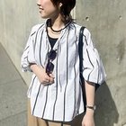 【ノーリーズ/NOLLEY'S】のウォッシャブルドビーストライプブラウス 人気、トレンドファッション・服の通販 founy(ファニー) ファッション Fashion レディースファッション Fashion for Women トップス・カットソー Cut & Sew Tops シャツ・ブラウス・オフィスカジュアル Elegant Blouses & Button-Ups 2026年 2026 2026春夏・S/S Spring/Summer 2026 SS26 ストライプ Stripe, Striped Pattern スリーブ Sleeve, Long Sleeve / Short Sleeve フレア Flare, Flared thumbnail ホワイト系4|ID: prp329100004960397 ipo3291000000037218084