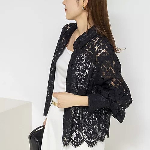 【ノーリーズ/NOLLEY'S】のウォッシャブルレースシャツ インテリア・キッズ・メンズ・レディースファッション・服の通販 founy(ファウニー) https://founy.com/ ファッション Fashion レディースファッション Fashion for Women トップス・カットソー Cut & Sew Tops シャツ・ブラウス・オフィスカジュアル Elegant Blouses & Button-Ups 2026年 2026 2026春夏・S/S Spring/Summer 2026 SS26 おすすめ Recommended / Our Picks インナー Innerwear カフス Cuff Design ショート Short, Short Length デニム Denim, Jeans Material レース Lace, Lace Fabric 今季 This Season, Current Season 春 Spring |ID: prp329100004960399 ipo3291000000037253389