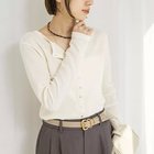 【ノーリーズ/NOLLEY'S】のウォッシャブルナチュラルテレコ2WAYカーデ 人気、トレンドファッション・服の通販 founy(ファニー) ファッション Fashion レディースファッション Fashion for Women 2026年 2026 2026春夏・S/S Spring/Summer 2026 SS26 カーディガン Cardigan, Knitwear テレコ Ribbed, Rib Stitch フロント Front, Front Design ロング Long, Long-Length エレガント 上品 Elegant 春 Spring 秋 Autumn thumbnail エクリュ|ID: prp329100004960401 ipo3291000000037218130