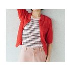 【エニー/ANY】の【POLO BCS別注】ケーブルニットポロ 人気、トレンドファッション・服の通販 founy(ファニー) ファッション Fashion レディースファッション Fashion for Women トップス・カットソー Cut & Sew Tops ニット Knit Tops & Sweaters アクリル Acrylic Material キャップ Cap, Baseball Cap コレクション Collection, Seasonal Line コンパクト Compact, Small Size バランス Balance, Style Balance バンダナ Bandana, Head Scarf ポロシャツ Polo Shirt, Collared Tee 別注 Limited Edition, Custom Order 半袖 Short Sleeve, Half Sleeve 羽織 Haori, Light Jacket エレガント 上品 Elegant thumbnail レッド|ID: prp329100004960403 ipo3291000000037218146