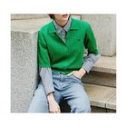 【エニー/ANY】の【POLO BCS別注】ケーブルニットポロ 人気、トレンドファッション・服の通販 founy(ファニー) ファッション Fashion レディースファッション Fashion for Women トップス・カットソー Cut & Sew Tops ニット Knit Tops & Sweaters アクリル Acrylic Material キャップ Cap, Baseball Cap コレクション Collection, Seasonal Line コンパクト Compact, Small Size バランス Balance, Style Balance バンダナ Bandana, Head Scarf ポロシャツ Polo Shirt, Collared Tee 別注 Limited Edition, Custom Order 半袖 Short Sleeve, Half Sleeve 羽織 Haori, Light Jacket エレガント 上品 Elegant thumbnail グリーン|ID: prp329100004960403 ipo3291000000037218148