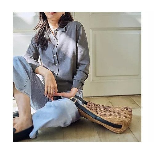 【エニー/ANY】のコットンブレンドポロカーデ 人気、トレンドファッション・服の通販 founy(ファニー) 　ファッション　Fashion　レディースファッション　Fashion for Women　カーディガン　Cardigan, Knitwear　ストレッチ　Stretch, Stretchy Fabric　スラックス　Slacks, Dress Pants　デニム　Denim, Jeans Material　ベーシック　Basic, Essential　エレガント 上品　Elegant　other-2|ID: prp329100004960405 ipo3291000000037218163