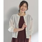 【エニー/ANY】のシアーニットショートカーディガン 人気、トレンドファッション・服の通販 founy(ファニー) ファッション Fashion レディースファッション Fashion for Women トップス・カットソー Cut & Sew Tops ニット Knit Tops & Sweaters カーディガン・羽織り Layered Style Cardigans インナー Innerwear カーディガン Cardigan, Knitwear シアー Sheer, See-Through ショート Short, Short Length タンク Tank Top, Sleeveless Top トレンド Trend, Trending Now ドット Polka Dot, Dot Pattern バランス Balance, Style Balance エレガント 上品 Elegant 軽量 Lightweight, Ultra Light thumbnail エクリュ|ID: prp329100004960407 ipo3291000000037218171