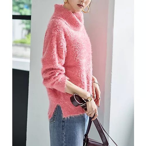 【スタイルデリ/STYLE DELI】のふわふわシャギーオフタートルニット 人気、トレンドファッション・服の通販 founy(ファニー) 　ファッション　Fashion　レディースファッション　Fashion for Women　トップス・カットソー　Cut & Sew Tops　ニット　Knit Tops & Sweaters　イエロー　Yellow　今季　This Season, Current Season　スヌード　Snood, Infinity Scarf　定番　Standard, Basic Item　ポケット　Pocket, Pocket Detail　冬　Winter / This Winter　A/W・秋冬　Autumn/Winter　other-3|ID: prp329100004960411 ipo3291000000037218197