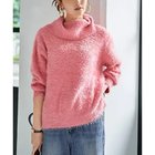 【スタイルデリ/STYLE DELI】のふわふわシャギーオフタートルニット ピンク|ID: prp329100004960411 ipo3291000000037245477