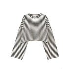【マージュール/marjour】のBORDER SHORT OVER TEE IVORY×BLACK|ID: prp329100004960413 ipo3291000000037245502