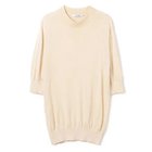 【スローン/SLOANE】の18G天竺 ワイドフィットシルク 半袖モックネック(ウィメンズモデル) エクリュ|ID: prp329100004960424 ipo3291000000037245670