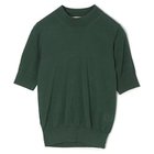 【スローン/SLOANE】の18G天竺 ワイドフィットシルク 半袖モックネック(ウィメンズモデル) グリーン|ID: prp329100004960424 ipo3291000000037245671