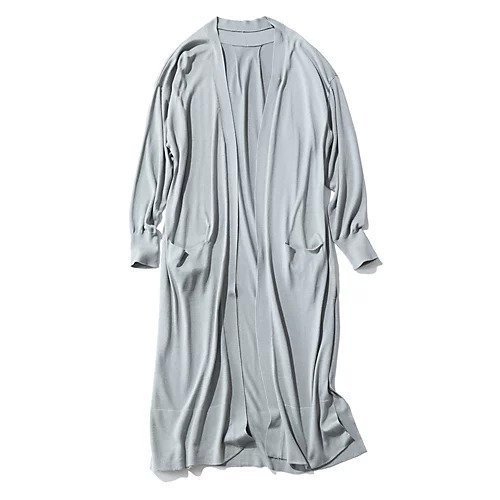 【ドレスハーセルフ/DRESS HERSELF】のロングカーディガン/シルク 人気、トレンドファッション・服の通販 founy(ファニー) 　ファッション　Fashion　レディースファッション　Fashion for Women　トップス・カットソー　Cut & Sew Tops　カーディガン・羽織り　Layered Style Cardigans　なめらか　Smooth, Silky Texture　カーディガン　Cardigan, Knitwear　コンパクト　Compact, Small Size　シルク　Silk, 100% Silk　シンプル　Simple, Minimal　ロング　Long, Long-Length　夏　Summer　other-2|ID: prp329100004960430 ipo3291000000037218300