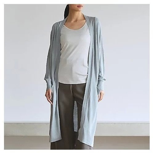 【ドレスハーセルフ/DRESS HERSELF】のロングカーディガン/シルク インテリア・キッズ・メンズ・レディースファッション・服の通販 founy(ファウニー) https://founy.com/ ファッション Fashion レディースファッション Fashion for Women トップス・カットソー Cut & Sew Tops カーディガン・羽織り Layered Style Cardigans なめらか Smooth, Silky Texture カーディガン Cardigan, Knitwear コンパクト Compact, Small Size シルク Silk, 100% Silk シンプル Simple, Minimal ロング Long, Long-Length 夏 Summer |ID: prp329100004960430 ipo3291000000037245735