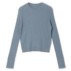 【エムセブンデイズ/M7days】のラメリブクルーネックニット ブルー|ID: prp329100004960431 ipo3291000000037245760