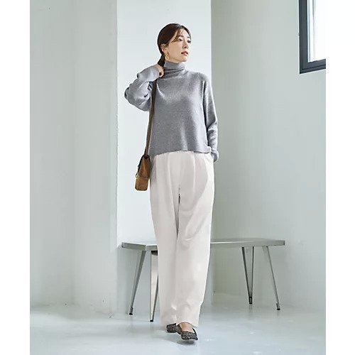 【スタイルデリ/STYLE DELI】のソフトタッチ タートルネックワイドトップス 人気、トレンドファッション・服の通販 founy(ファニー) 　ファッション　Fashion　レディースファッション　Fashion for Women　トップス・カットソー　Cut & Sew Tops　タートルネック・ハイネックトップス　Turtlenecks & High-Neck Tops　エアリー　Airy Texture　今季　This Season, Current Season　タートルネック　Turtleneck, High Neck　定番　Standard, Basic Item　バランス　Balance, Style Balance　フレア　Flare, Flared　ボックス　Boxy, Box Shape　ポケット　Pocket, Pocket Detail　ワイド　Wide, Wide Fit　A/W・秋冬　Autumn/Winter　other-2|ID: prp329100004960433 ipo3291000000037218323