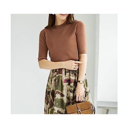 【スタイルデリ/STYLE DELI】のソフトタッチ 5分袖ハイネックトップス インテリア・キッズ・メンズ・レディースファッション・服の通販 founy(ファウニー) https://founy.com/ ファッション Fashion レディースファッション Fashion for Women トップス・カットソー Cut & Sew Tops インナー Innerwear エアリー Airy Texture コンパクト Compact, Small Size 今季 This Season, Current Season サロペット Overalls, Salopette シンプル Simple, Minimal ジャケット Jacket, Outerwear 定番 Standard, Basic Item 長袖 Long Sleeve, Full Sleeve ハイネック High Neck, Mock Neck バランス Balance, Style Balance フィット Fit, Slim Fit ポケット Pocket, Pocket Detail A/W・秋冬 Autumn/Winter |ID: prp329100004960434 ipo3291000000037245805