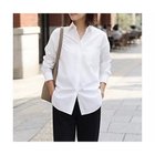 【スタイルデリ/STYLE DELI】のシワFREEベーシックシャツ 人気、トレンドファッション・服の通販 founy(ファニー) ファッション Fashion レディースファッション Fashion for Women トップス・カットソー Cut & Sew Tops シャツ・ブラウス・オフィスカジュアル Elegant Blouses & Button-Ups シンプル Simple, Minimal ストライプ Stripe, Striped Pattern タイプライター Typewriter Fabric, Crisp Cotton フォルム Silhouette, Form フロント Front, Front Design ベーシック Basic, Essential ポケット Pocket, Pocket Detail 無地 Plain, Solid Color 夏 Summer thumbnail ホワイト|ID: prp329100004960438 ipo3291000000037218350