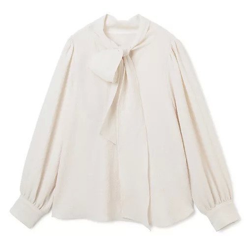 【エムセブンデイズ/M7days】の【徳原文子さんコラボ】【洗える】シボ感ボウタイブラウス インテリア・キッズ・メンズ・レディースファッション・服の通販 founy(ファニー) 　ファッション　Fashion　レディースファッション　Fashion for Women　トップス・カットソー　Cut & Sew Tops　シャツ・ブラウス・オフィスカジュアル　Elegant Blouses & Button-Ups　エレガント 上品　Elegant　コラボ　Collaboration, Collab　フェミニン　Feminine, Girly　リボン　Ribbon, Bow　旅行　Travel　洗える　Machine Washable　軽量　Lightweight, Ultra Light　アイボリー|ID: prp329100004960441 ipo3291000000037218385