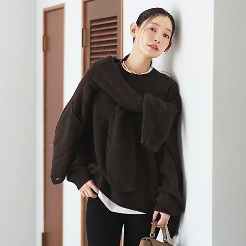 【オブラダ/Oblada】のBLUES CARDIGAN 人気、トレンドファッション・服の通販 founy(ファニー) 　ファッション　Fashion　レディースファッション　Fashion for Women　トップス・カットソー　Cut & Sew Tops　カーディガン・羽織り　Layered Style Cardigans　アンサンブル　Ensemble Set　インナー　Innerwear　カーディガン　Cardigan, Knitwear　ポケット　Pocket, Pocket Detail　マフラー　Scarf, Muffler　other-2|ID: prp329100004960448 ipo3291000000037218434