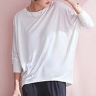 【ドレスハーセルフ/DRESS HERSELF】のシルクモダールドルマンスリーブ 人気、トレンドファッション・服の通販 founy(ファニー) ファッション Fashion レディースファッション Fashion for Women シルク Silk, 100% Silk シンプル Simple, Minimal スリーブ Sleeve, Long Sleeve / Short Sleeve ロング Long, Long-Length 夏 Summer 洗える Machine Washable thumbnail オフシロ|ID: prp329100004960458 ipo3291000000037218502