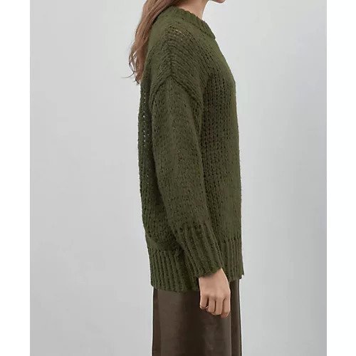 【スタイルデリ/STYLE DELI】のルーズ編みニットプルオーバー 人気、トレンドファッション・服の通販 founy(ファニー) 　ファッション　Fashion　レディースファッション　Fashion for Women　トップス・カットソー　Cut & Sew Tops　ニット　Knit Tops & Sweaters　カジュアルプルオーバー・ニットトップス　Pullovers & Knit Tops / Casual Pullovers　イエロー　Yellow　インナー　Innerwear　ショルダー　Shoulder, Shoulder Strap　ダメージ　Distressed, Destroyed　ドロップ　Drop Shoulder, Dropped Style　バランス　Balance, Style Balance　防寒　Cold Protection, Winter-Ready　リラックス　Relax, Relaxed Fit　ルーズ　Loose, Oversized　おすすめ　Recommended / Our Picks　other-2|ID: prp329100004960464 ipo3291000000037218547