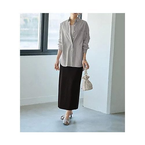 【スタイルデリ/STYLE DELI】のベーシックストライプ柄シャツB 人気、トレンドファッション・服の通販 founy(ファニー) 　ファッション　Fashion　レディースファッション　Fashion for Women　トップス・カットソー　Cut & Sew Tops　シャツ・ブラウス・オフィスカジュアル　Elegant Blouses & Button-Ups　イエロー　Yellow　インナー　Innerwear　カーディガン　Cardigan, Knitwear　スウェット / スエット　Sweatshirt, Sweatwear　ストライプ　Stripe, Striped Pattern　タオル　Towel, Bath Towel　ダメージ　Distressed, Destroyed　定番　Standard, Basic Item　ベーシック　Basic, Essential　ラウンド　Round, Round Neck　A/W・秋冬　Autumn/Winter　おすすめ　Recommended / Our Picks　other-2|ID: prp329100004960465 ipo3291000000037218551