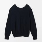 【スローン/SLOANE】の18G天竺 強撚コットン 2WAYプルオーバー 人気、トレンドファッション・服の通販 founy(ファニー) ファッション Fashion レディースファッション Fashion for Women トップス・カットソー Cut & Sew Tops カジュアルプルオーバー・ニットトップス Pullovers & Knit Tops / Casual Pullovers カッティング Cutting Detail 洗える Machine Washable thumbnail ネイビー|ID: prp329100004960476 ipo3291000000037218624