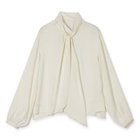【エムセブンデイズ/M7days】の2WAY艶ボウタイブラウス 人気、トレンドファッション・服の通販 founy(ファニー) ファッション Fashion レディースファッション Fashion for Women トップス・カットソー Cut & Sew Tops シャツ・ブラウス・オフィスカジュアル Elegant Blouses & Button-Ups とろみ Fluid, Flowy Fabric なめらか Smooth, Silky Texture イエロー Yellow エレガント 上品 Elegant サテン Satin, Glossy Fabric シルク Silk, 100% Silk シンプル Simple, Minimal ドレープ Drape, Draping Fabric パール Pearl, Pearl Accent リボン Ribbon, Bow 洗える Machine Washable thumbnail クリーム|ID: prp329100004960477 ipo3291000000037218630