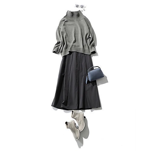 【イーバイエクラ/E by eclat】のボトルネックニット 人気、トレンドファッション・服の通販 founy(ファニー) 　ファッション　Fashion　レディースファッション　Fashion for Women　トップス・カットソー　Cut & Sew Tops　ニット　Knit Tops & Sweaters　ボトルネック　Bottle Neck, Mock Neck　洗える　Machine Washable　other-2|ID: prp329100004960478 ipo3291000000037218645