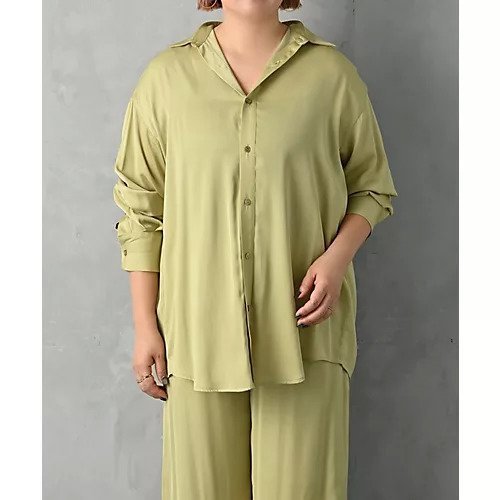 【スタイルデリ/STYLE DELI】の【BLK001】シルキーロングスリーブブラウス 人気、トレンドファッション・服の通販 founy(ファニー) 　ファッション　Fashion　レディースファッション　Fashion for Women　トップス・カットソー　Cut & Sew Tops　シャツ・ブラウス・オフィスカジュアル　Elegant Blouses & Button-Ups　サテン　Satin, Glossy Fabric　スリット　Slit, Slit Detail　セットアップ　Set-Up, Coordinated Outfit　とろみ　Fluid, Flowy Fabric　ドレープ　Drape, Draping Fabric　ベーシック　Basic, Essential　ヨーク　Yoke, Yoke Design　おすすめ　Recommended / Our Picks　旅行　Travel　エレガント 上品　Elegant　 other-1|ID: prp329100004960495 ipo3291000000037218750