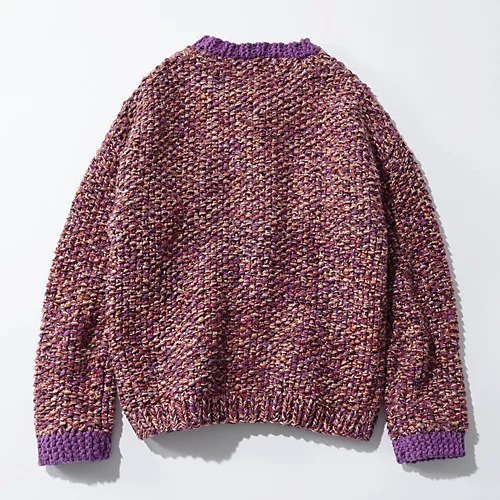 【マディソンブルー/MADISONBLUE】のHAND-KNITTED CUNKY KN CD 人気、トレンドファッション・服の通販 founy(ファニー) 　ファッション　Fashion　レディースファッション　Fashion for Women　トップス・カットソー　Cut & Sew Tops　ニット　Knit Tops & Sweaters　イタリア　Italy　カラフル　Colorful Design　カーディガン　Cardigan, Knitwear　手編み　Hand-Knitted, Handmade Knit　鹿の子　Piqué, Kanoko Fabric　other-2|ID: prp329100004960504 ipo3291000000037218787