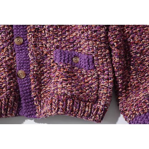 【マディソンブルー/MADISONBLUE】のHAND-KNITTED CUNKY KN CD 人気、トレンドファッション・服の通販 founy(ファニー) 　ファッション　Fashion　レディースファッション　Fashion for Women　トップス・カットソー　Cut & Sew Tops　ニット　Knit Tops & Sweaters　イタリア　Italy　カラフル　Colorful Design　カーディガン　Cardigan, Knitwear　手編み　Hand-Knitted, Handmade Knit　鹿の子　Piqué, Kanoko Fabric　other-3|ID: prp329100004960504 ipo3291000000037218789