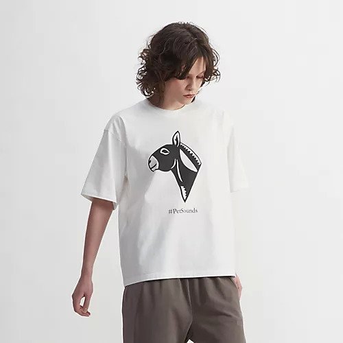 【プレインピープル/PLAIN PEOPLE】のプリント半袖Tシャツ インテリア・キッズ・メンズ・レディースファッション・服の通販 founy(ファウニー) https://founy.com/ ファッション Fashion レディースファッション Fashion for Women トップス・カットソー Cut & Sew Tops シャツ・ブラウス・オフィスカジュアル Elegant Blouses & Button-Ups ロングTシャツ・Tシャツ Longline T-Shirts & Tees アニマル Animal Print カーディガン Cardigan, Knitwear シンプル Simple, Minimal ジャケット Jacket, Outerwear プリント Print, Printed Pattern メンズ Men's, Menswear 半袖 Short Sleeve, Half Sleeve |ID: prp329100004960532 ipo3291000000037278722