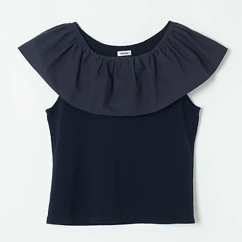 【オブラダ/Oblada】のELIZABETH インテリア・キッズ・メンズ・レディースファッション・服の通販 founy(ファウニー) https://founy.com/ ファッション Fashion レディースファッション Fashion for Women カットソー Cut and Sewn Top カーゴパンツ Cargo Pants, Utility Pants デニム Denim, Jeans Material ドッキング Docking, Mixed Material ノースリーブ Sleeveless, No-Sleeve 夏 Summer 洗える Machine Washable |ID: prp329100004960535 ipo3291000000037247359