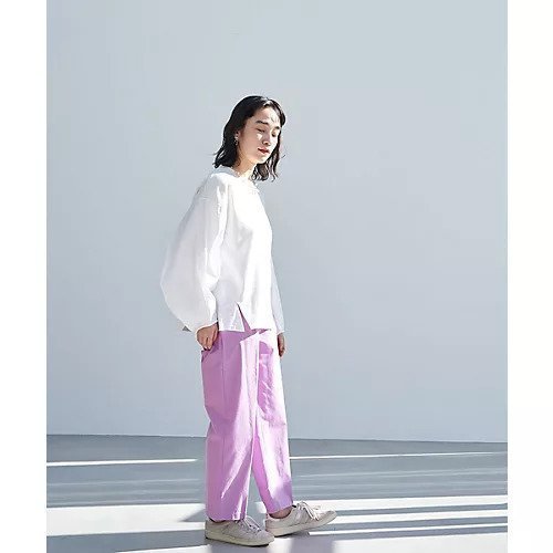 【マージュール/marjour】のOTONA SWITCHING BALLOON SLEEVE TEE 人気、トレンドファッション・服の通販 founy(ファニー) 　ファッション　Fashion　レディースファッション　Fashion for Women　トップス・カットソー　Cut & Sew Tops　カットソー　Cut and Sewn Top　ストレッチ　Stretch, Stretchy Fabric　トレンド　Trend, Trending Now　バランス　Balance, Style Balance　バルーン　Balloon, Balloon Silhouette　ベーシック　Basic, Essential　other-3|ID: prp329100004960539 ipo3291000000037218970